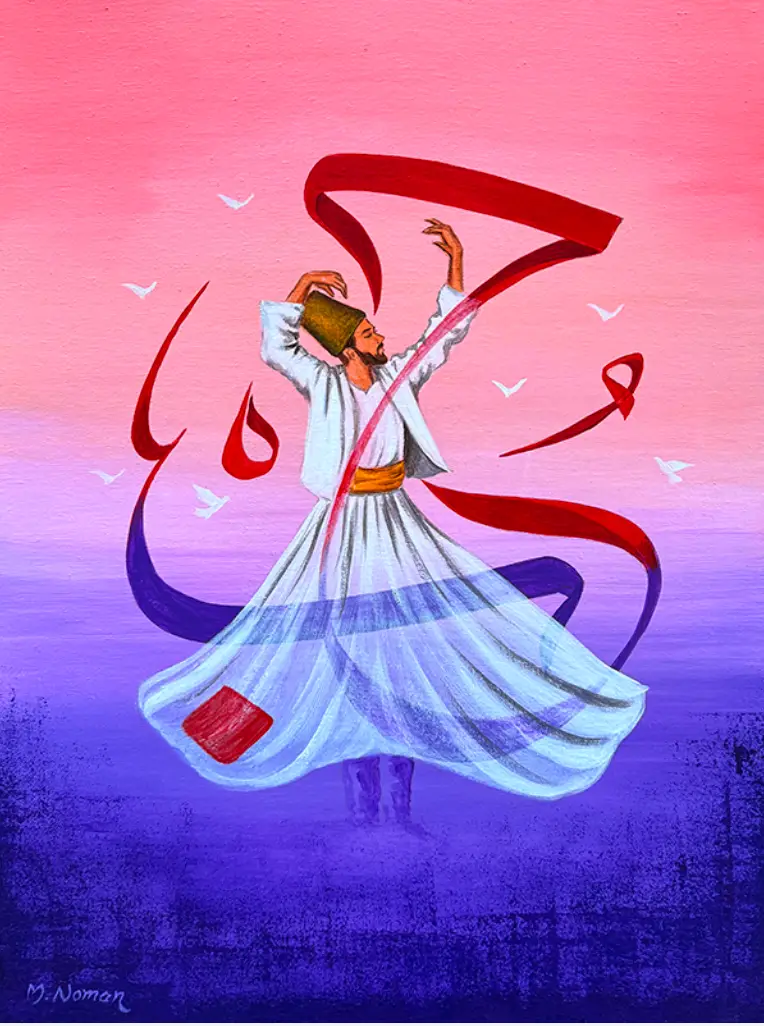 M. Noman | Title: Darwesh-e-Arabic | Medium: Oil On Canvas | Size: 18x24 inches